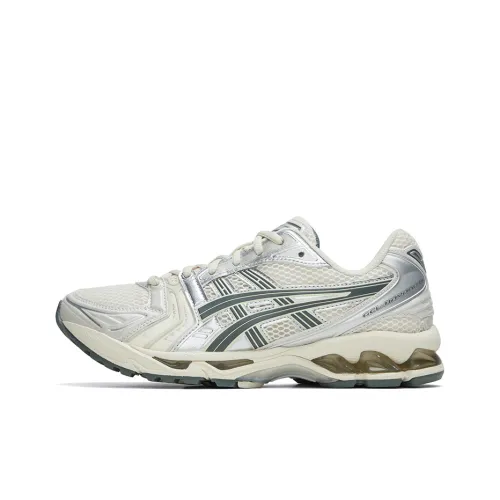ASICS Gel Kayano 14 Low Топ Повседневная Обувь Унисекс Серебристо-Белый