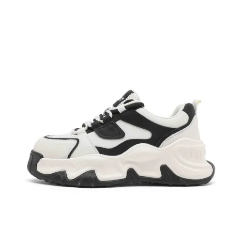 AIFUlIn Evelyn Low Топ Толстоподошвенные кроссовки Женские Бежево-черный