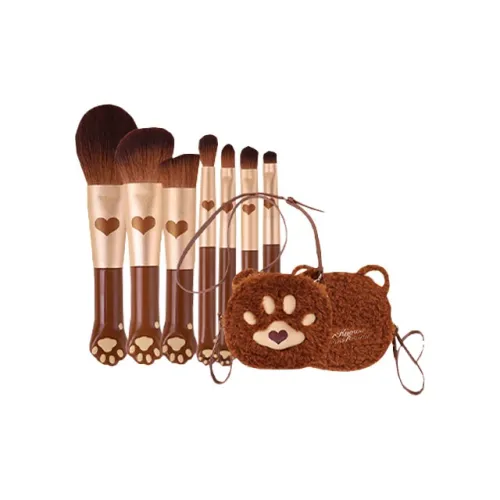 FlowerKnows Мини Медвежонок Paw Щетка Портативный Одежда Наборы