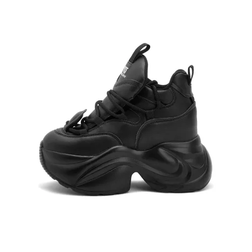 Shangjinni Устойчивый к истиранию Легкий Увеличивающий Высоту Низкий Топ Кроссовки с Толстой Подошвой Женские