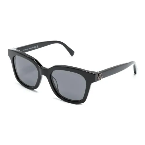 Moncler Ацетат Квадратные Солнцезащитные Очки Мужские Черные