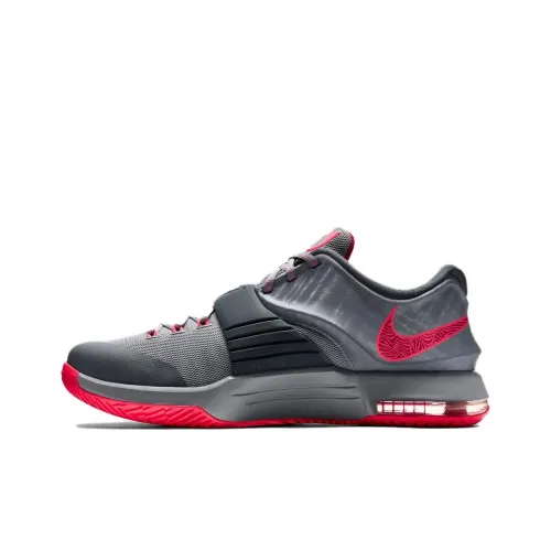 Nike KD 7 Slip-Resistant Low Top Баскетбольные кроссовки Мужские Серые