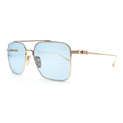 Chrome Hearts Квадратные Солнцезащитные Очки Унисекс Золото