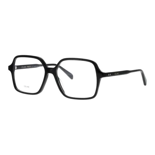 CELINE Ацетат Нерегулярная форма Оправа для очков Унисекс Черный