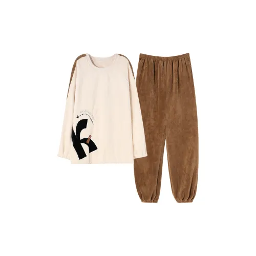 Qin Jing Белый Мужской Пижамный Комплект