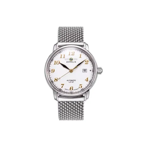 ZEPPELIN Автоматический Механический Механизм Мужские Часы 40mm*12mm Белый