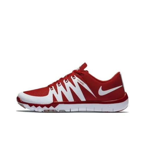 Nike Free Trainer 5,0 V6 Amp Амортизация Износостойкий Низкий Топ Кроссовки для тренировок Унисекс Красный Белый