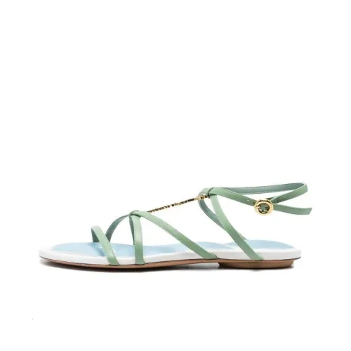 Jacquemus Сандалии в римском стиле, зеленые, женские