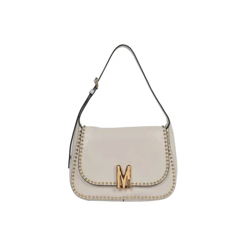 MOSCHINO Кожа Сумка Сумка через плечо Женская Серого цвета
