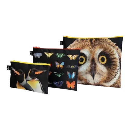Loqi International Geography PhotoArk Коллаборация Полиэстер Хранение Сумка Женская Короткоухая Сова