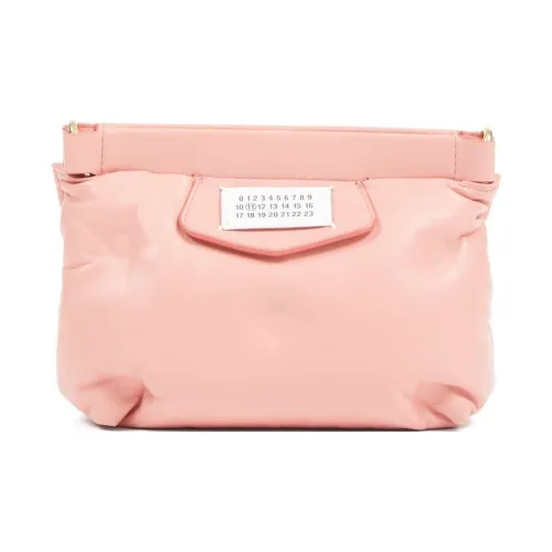 Maison Margiela Lambskin Messenger Bag Handheld Crossbody Bag Shoulder Bag Women's Light Pink