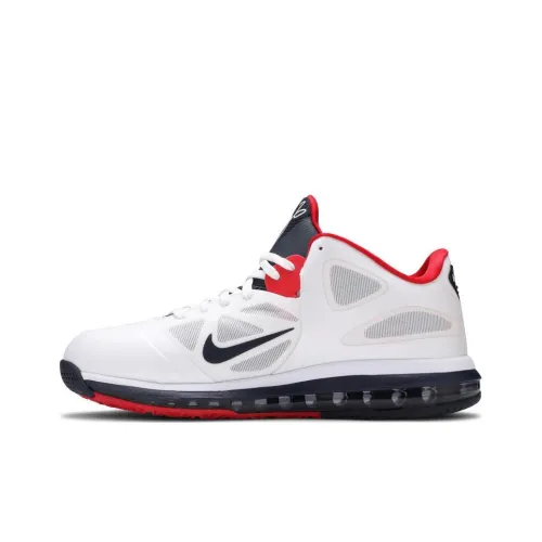 Nike Lebron 9 Low USA Olympic Low Top Баскетбольные кроссовки Мужские Белые