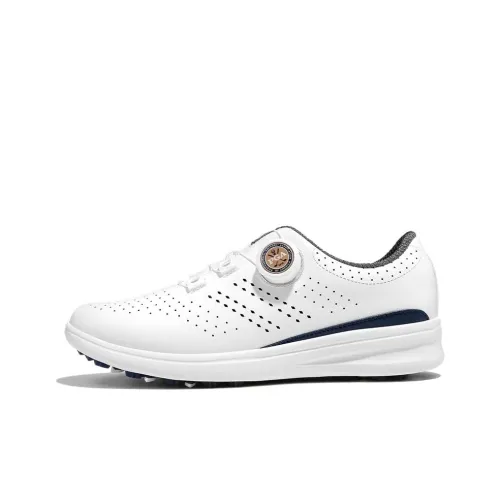 PGA Устойчивый к истиранию противоскользящий легкий низкий топ обувь для гольфа женский белый