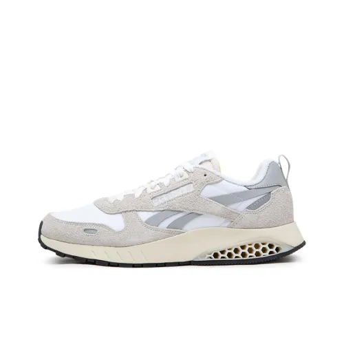Reebok Classic Leather Беговые кроссовки Низкие Бело-серые Унисекс