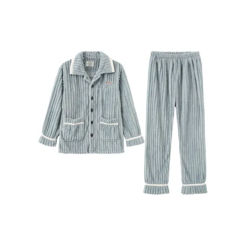 Shirley Небесно-голубой Мужской Пижамный комплект