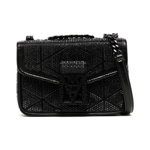 MCM Лакированная кожа Сумка через плечо маленькая женская черная