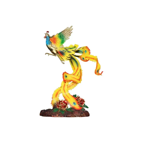 Боул Летающий Феникс Ожерелье Чистая Медь Украшение Китайский стиль Подарочная Статуя Трендовые Продукты на основе Стиля