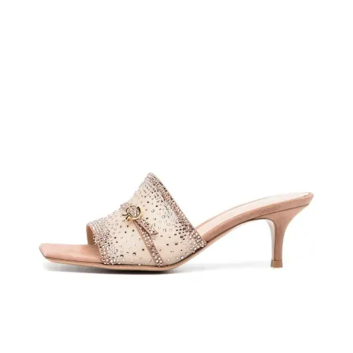 GIANVITO ROSSI Резина Sole Quick-Dry Slide Женские Pink