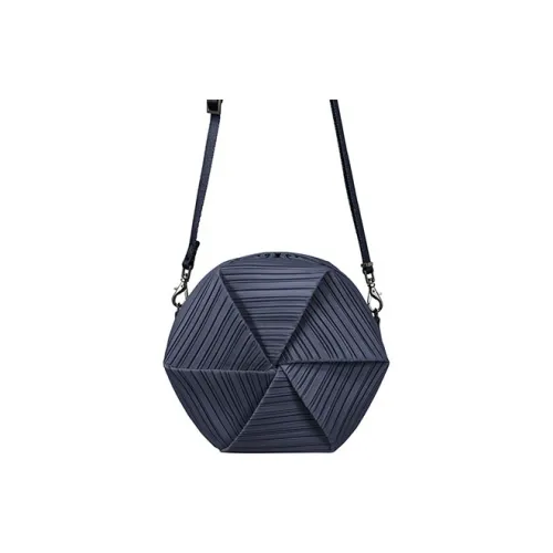 ISSEY MIYAKE Полиэстер Портативный Crossbody Сумка Сумка через плечо Женская Синяя