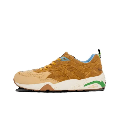 Размер X PUMA R698 Low Топ Casual Унисекс Коричневый