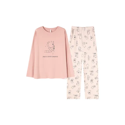 Cotton Has A Home Костюм Женские Пастельно-розовый Светло-фиолетовый