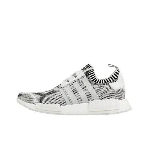 Adidas Originals NMD_R1 Slip Resistant Abrasion Resistant Низкий Топ Casual Унисекс Белый Черный