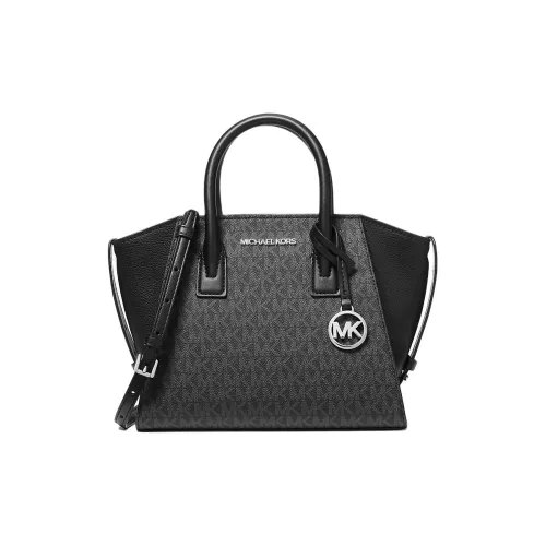 MICHAEL KORS Холщовая сумка с покрытием сумка через плечо маленькая сумка через плечо женская черная