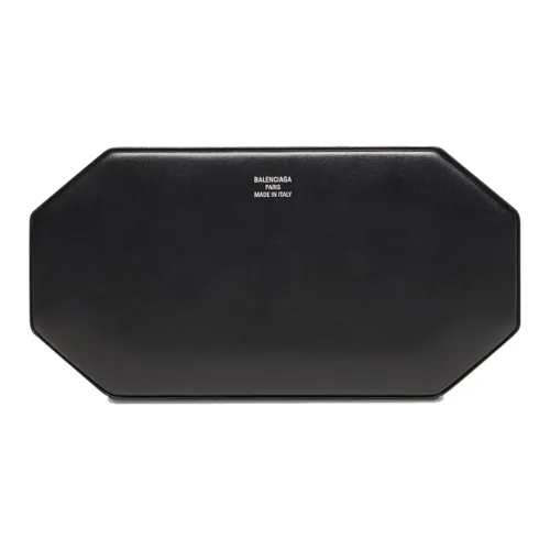 Balenciaga Чехол для телефона из гладкой коровьей кожи женский черный