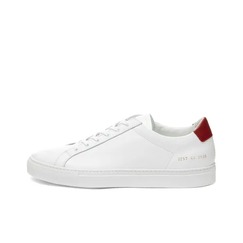 COMMON PROJECTS Original Achilles Low Топ Стильные Скейтбординги Мужской Белый