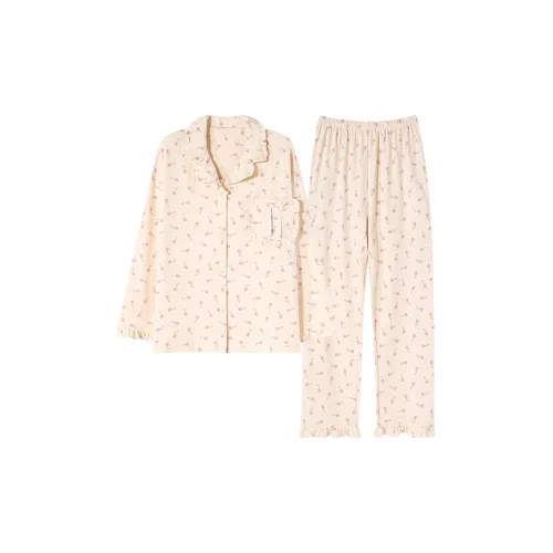 XIFUSHI DW605XFS Абрикос Женские Пижамные Комплекты