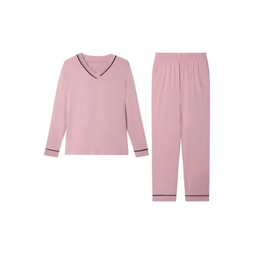 Пижамный комплект Flowers in Water женский розовый фиолетовый