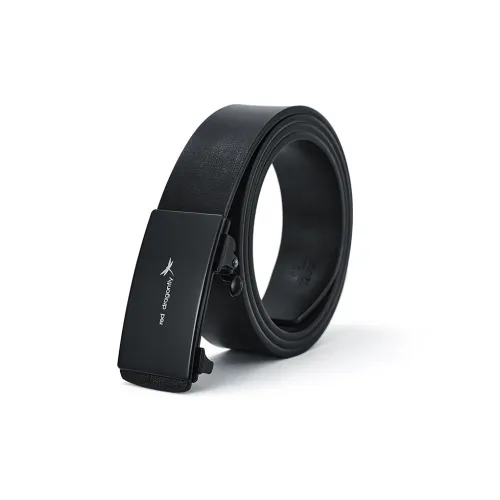 RED DRAGONFLY Бизнес Легкий Спилок Коровья Кожа Автоматическая Застежка Ремень Мужской Черный Ширина 3,3 см