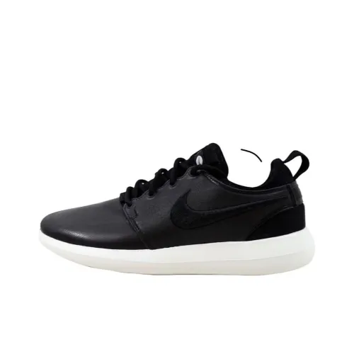 Nike Roshe Two Беговые кроссовки Низкий Топ Черный Женский
