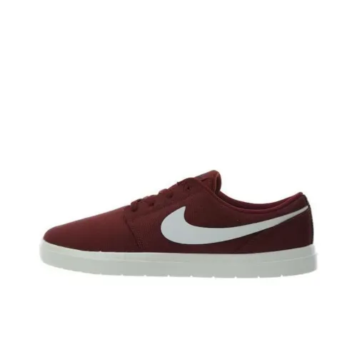 Nike SB Portmore II Ultralight Амортизация Износостойкие Низкие Кроссовки для Скейтбординга Унисекс Бордовый