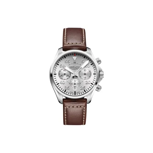 HAMILTON Автоматический Механический Механизм Мужские Часы 42mm*16mm Серебряный