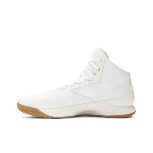 Under Armour Curry 1 Lux Белый Gum Curry 1 High Топ Баскетбольные кроссовки для игры Мужской Белый