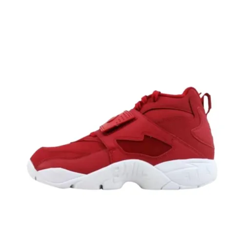 Nike Air Ромб Шипы Амортизация Износостойкий MID Топ Винтажные баскетбольные кроссовки Мужской Красный