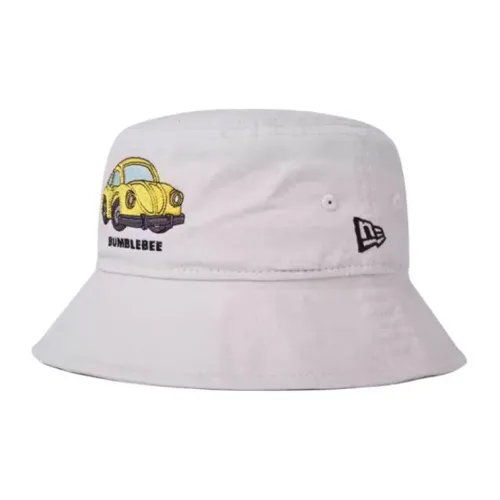 New Era Детские Кепки из Коттона Bucket Серого цвета