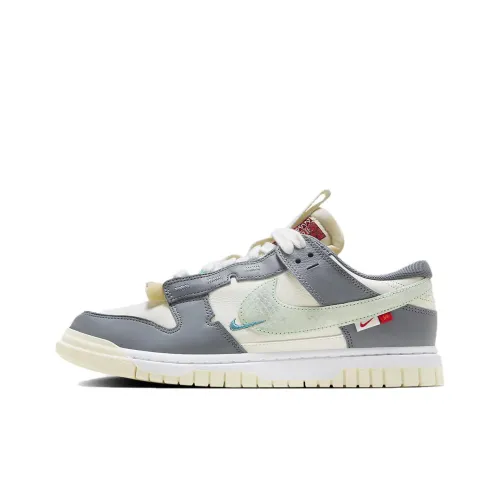 Nike Air Dunk Jumbo Скейтборд Кроссовки Низкие Серые Мужские