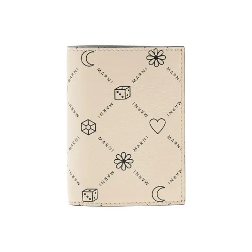 MARNI Телячья кожа Кошелек Женская Белая