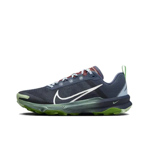 Nike Kiger 9 Low Топ Беговые кроссовки Женские Синий Зеленый