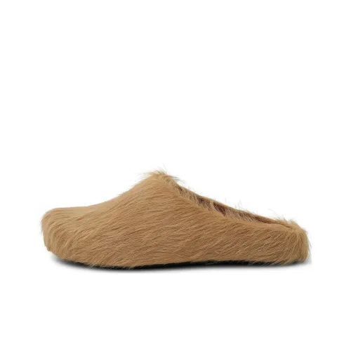MARNI Fussbett Домашние тапочки Мужские Бежевые