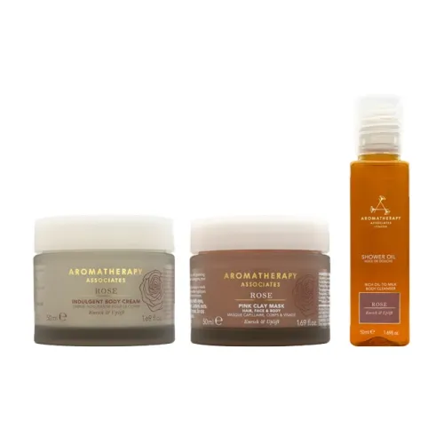 AROMATHERAPY ASSOCIATES Розовый Набор для ухода Pamper Health Масло для душа 50 мл + Крем для тела 50 мл + Маска 50 мл