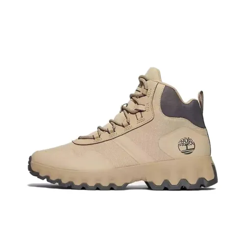 Timberland Greenstride Motion Амортизация Износостойкий Высокий Топ Уличная Обувь Мужская Экрю