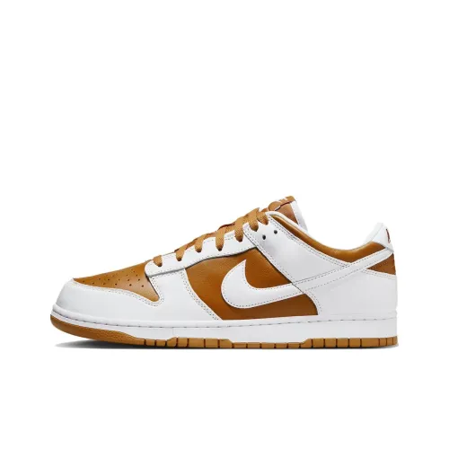 Nike Dunk Скейтборд Кроссовки Низкие Белый Коричневый Мужской