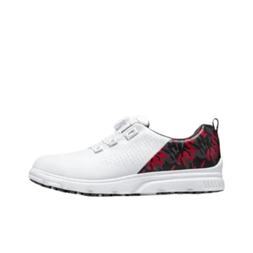 PGM Golf Shoes Low Top Камуфляжный Красный Мужской