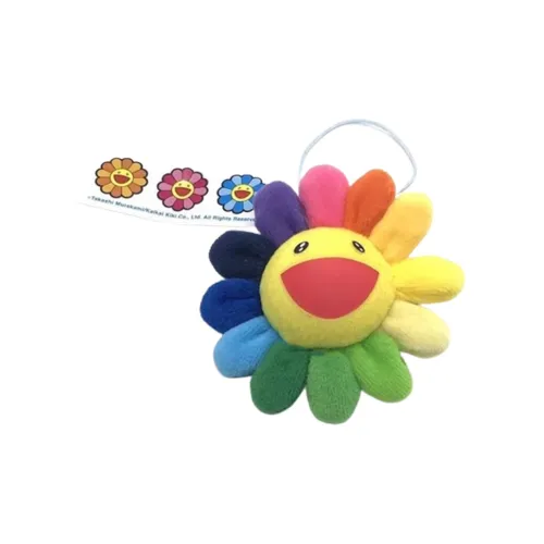 Murakami Takashi Подсолнух Многоцветный Куклы Плюшевый Брелок 8 см Высокий