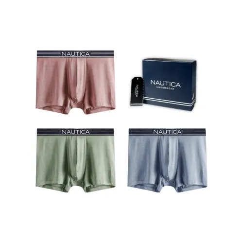 NAUTICA UNDERWEAR Light Blue + Light Pink + Light Green Мужские боксер-шорты