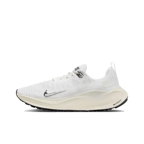 Nike React Infinity Run Flyknit 4 Амортизация Износостойкий Низкий Топ Тренировочные Беговые Кроссовки Женские Белые