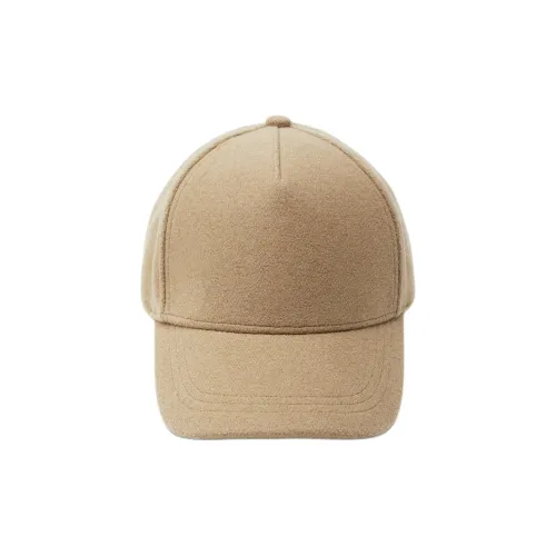 ZARA Полиэстер Хлопковая шерсть Кепки Унисекс Коричневый